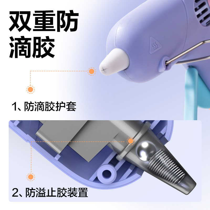 纵横YC706防滴胶热熔胶枪-20W(紫)(把)