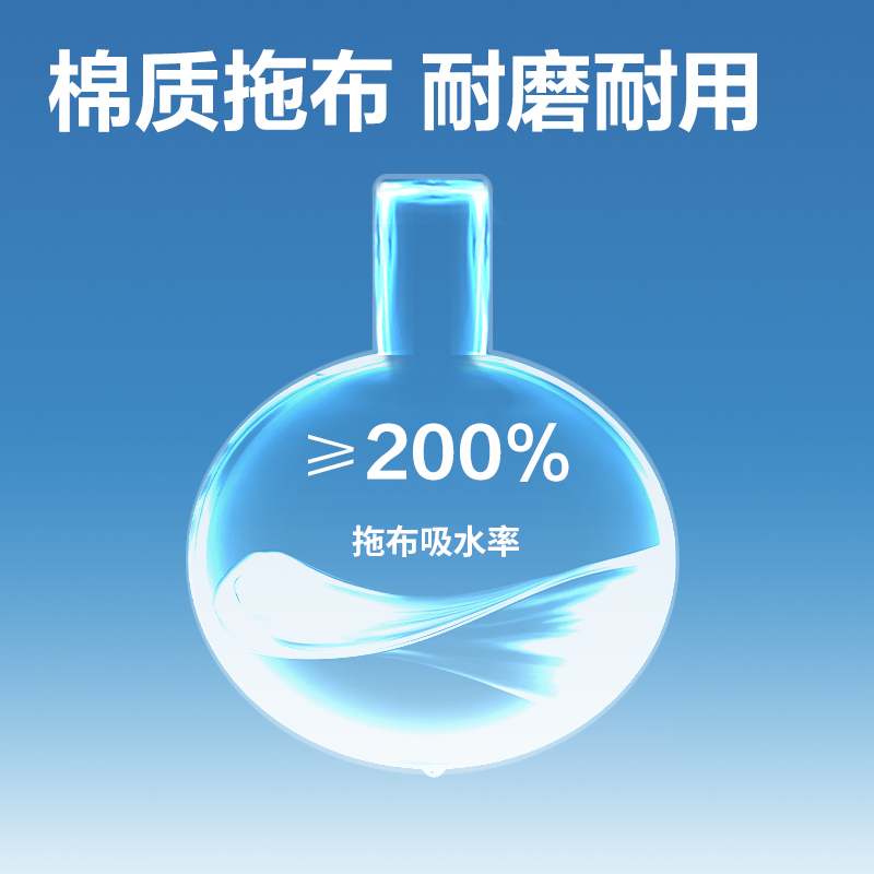 纵横得心LQ157-90尘推布头（90cm）(蓝)(1套)