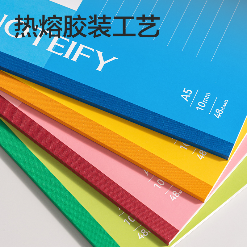 纵横BD133办公无线装订本-A5 48张(混)(10本/包)