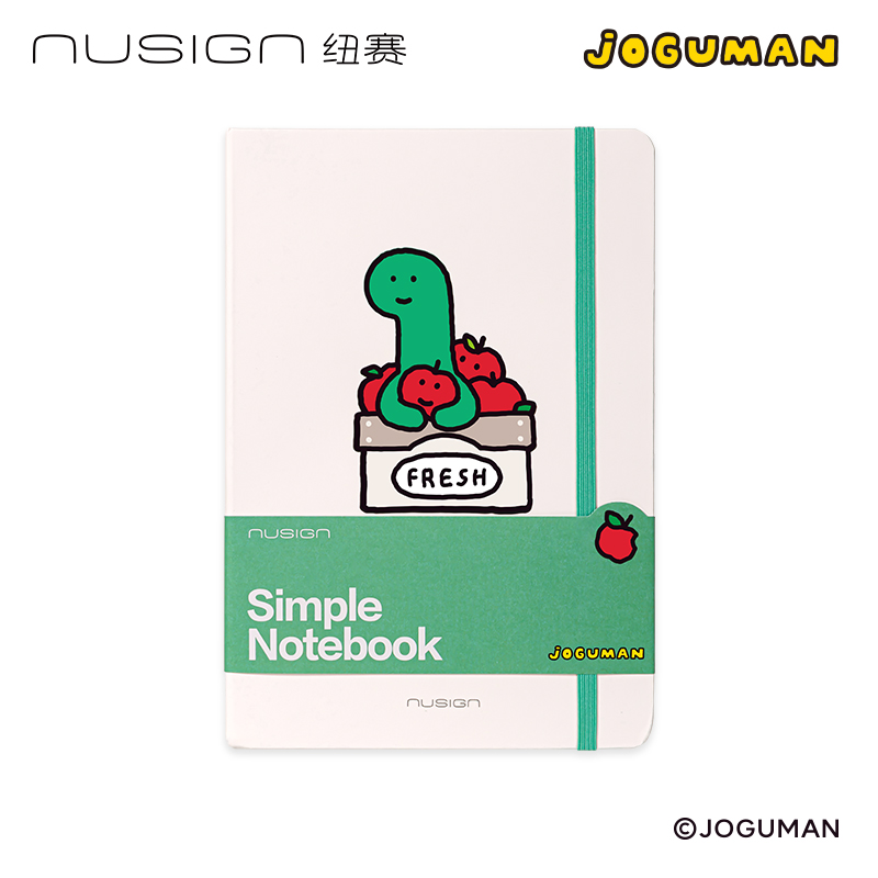 纽赛NS363-Q乔古漫硬面绑带笔记本-A6(绿)(80张/本)