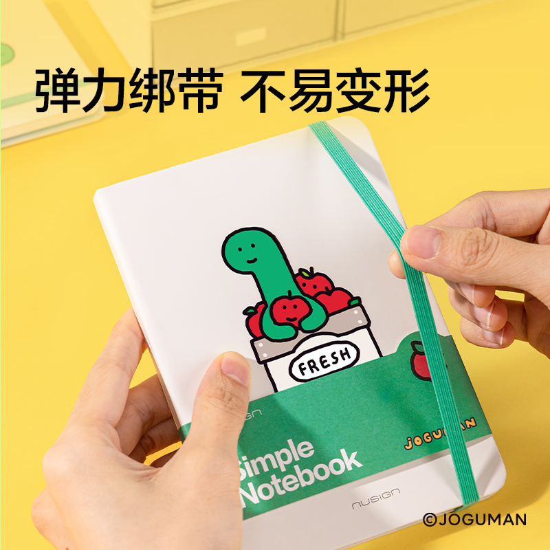 纽赛NS281-Q乔古漫硬面绑带笔记本-A5(绿)(80张/本)