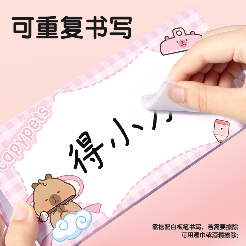 纵横HW703-B磁吸姓名桌牌(粉)(套)