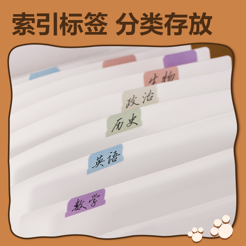纵横BL701卡皮巴拉系列竖式13格风琴包(混)(个)