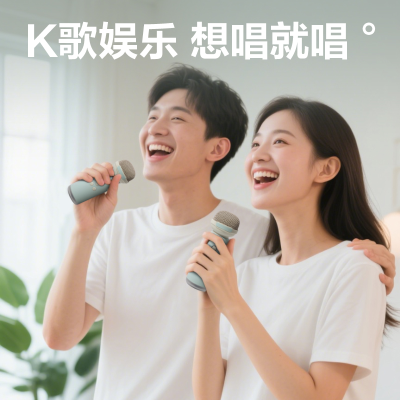 纵横LT300A钢琴款K歌音响(单麦)(黄)(台)