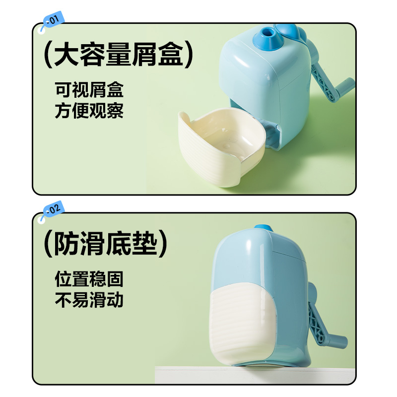 纵横VB107小恐龙手摇削笔机(绿色)(个)