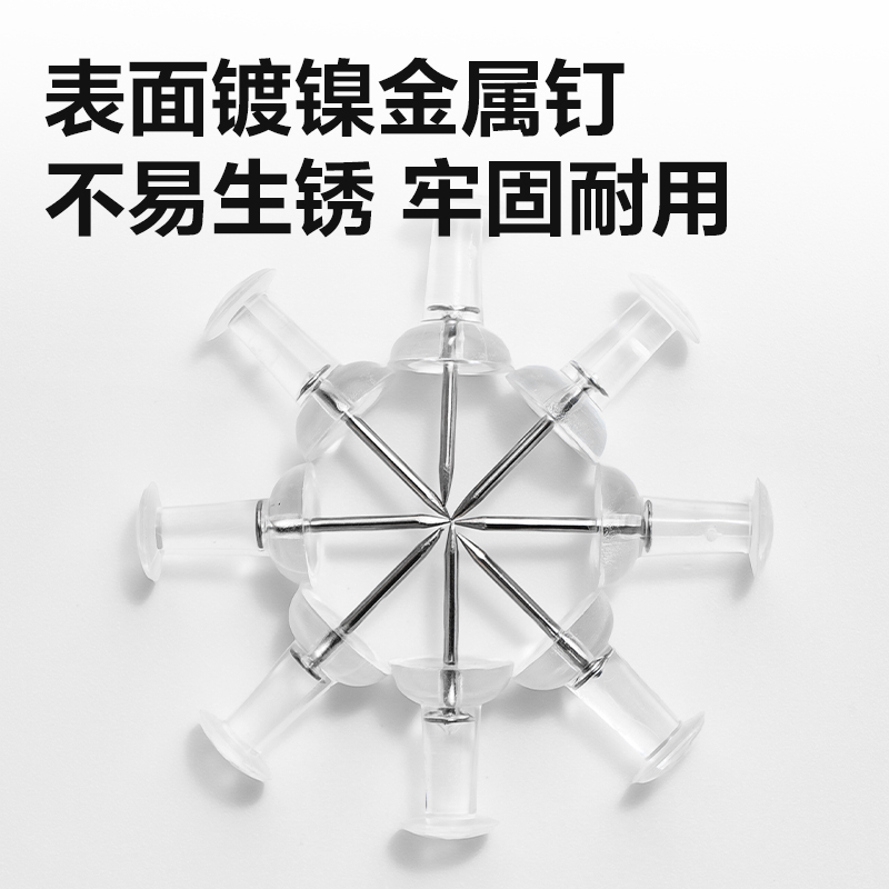 纵横TS211工字钉(透明)(筒)