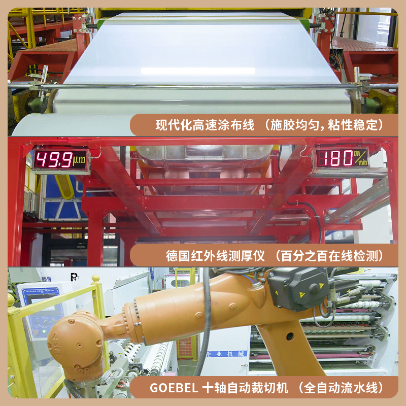 纵横工具DL605020封箱胶带60mm*200y*50μm(透明黄)(6卷/筒