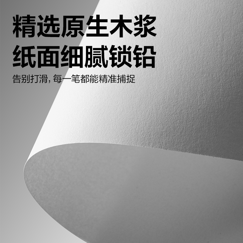 纵横73631手绘大师素描纸160g-20张-A3(白)(袋)