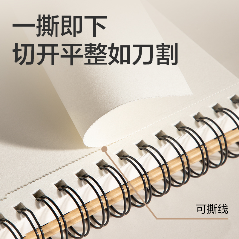 纵横HS615-8K素描本-8K-160g-60页(牛皮)(本)