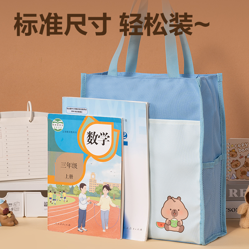 纵横BL757卡皮巴拉简约补习袋(混)(个)