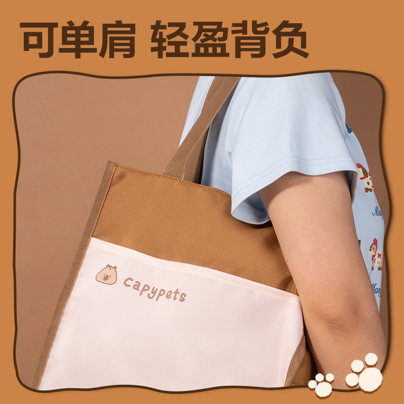 纵横BL757卡皮巴拉简约补习袋(混)(个)