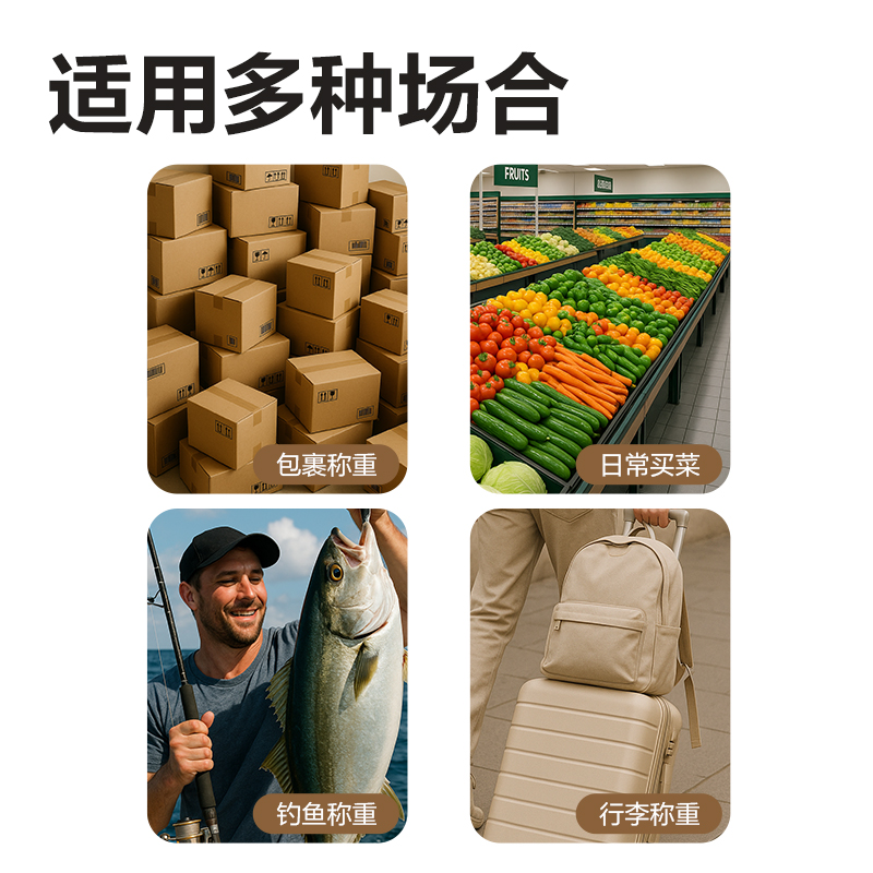 纵横TE930电池款便携秤50Kg/20g(黑色)(台)