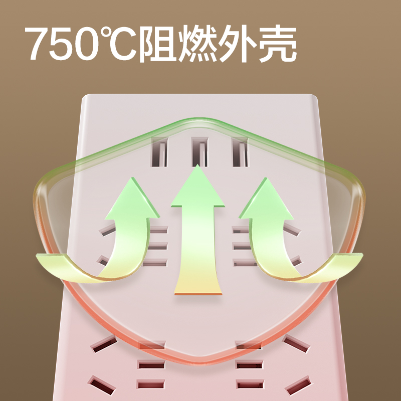 纵横18185插座_6组+3A_1.8米_彩盒(白)(个)