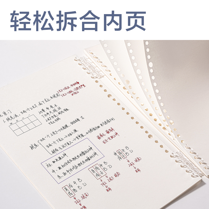 纵横HB550可开合活页本(透明空白-可开合)(本)