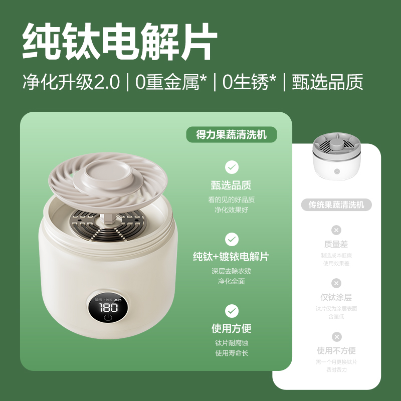 纵横LD451果蔬清洗杯(米白)(台)