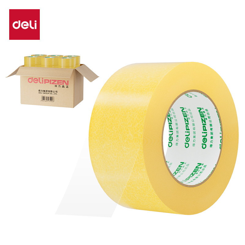 纵横JD518封箱胶带60mm*150m*50μm(透明黄)(36卷/箱)