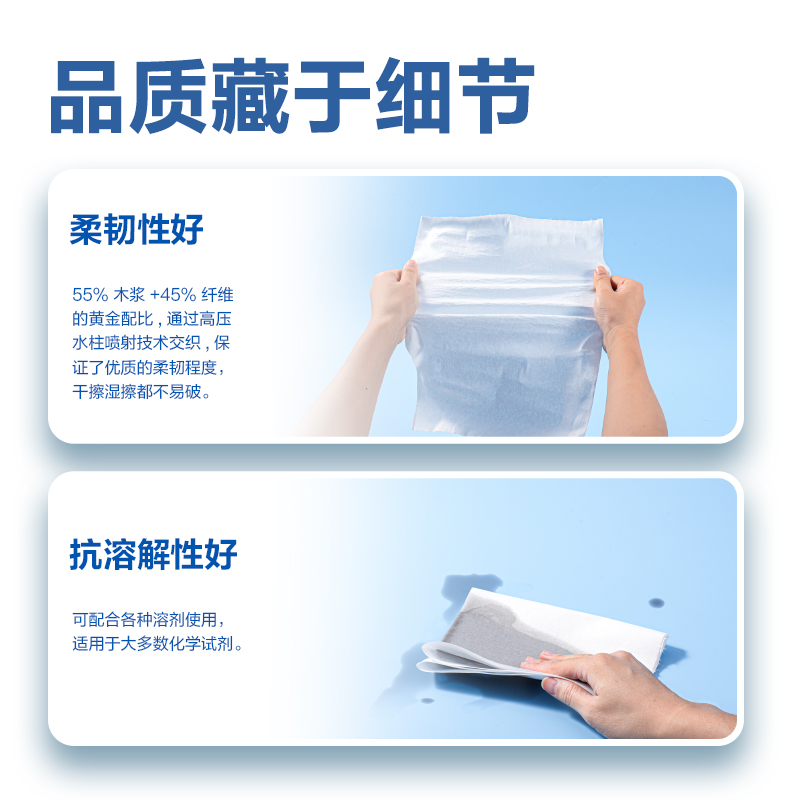 纵横LQ395工业无尘擦拭纸(白)(卷)
