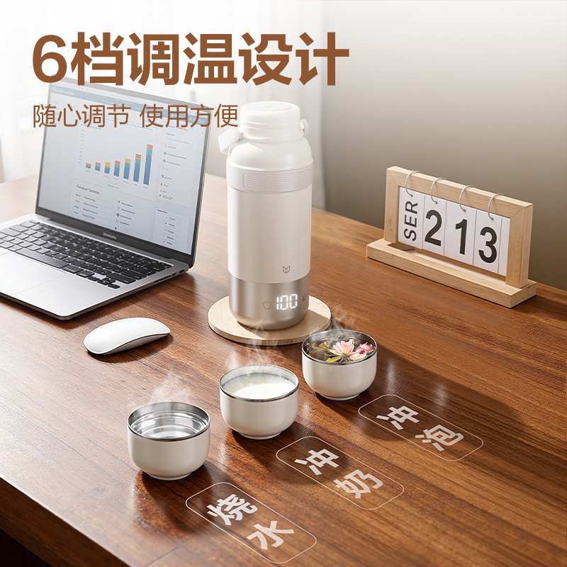 纵横LD998便携式保温杯(白)(个)