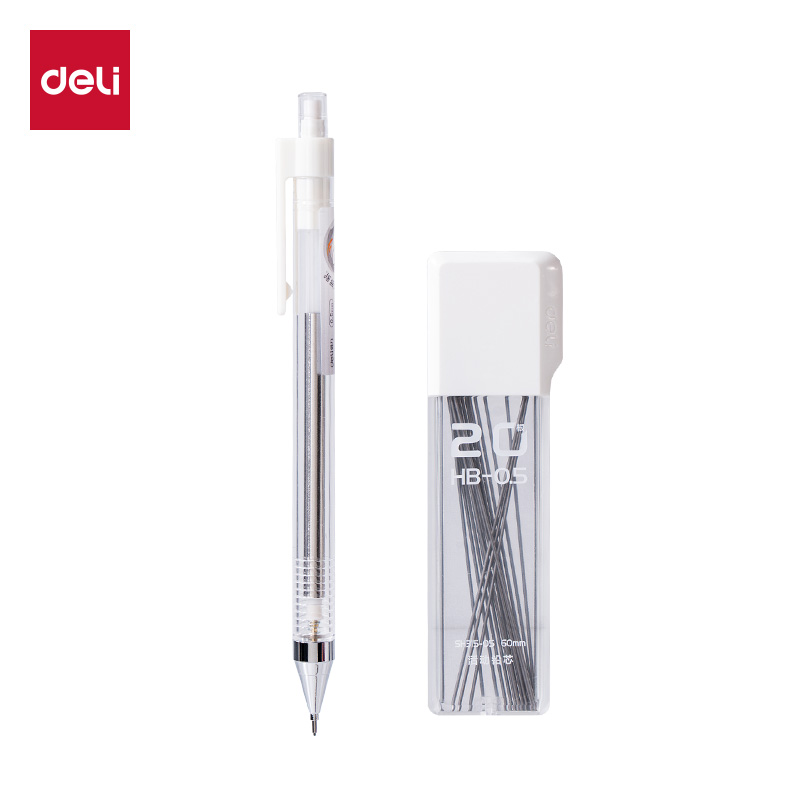 纵横SH315-05摇摇出芯活动铅笔套装0.5mm-60mm(白)(卡)