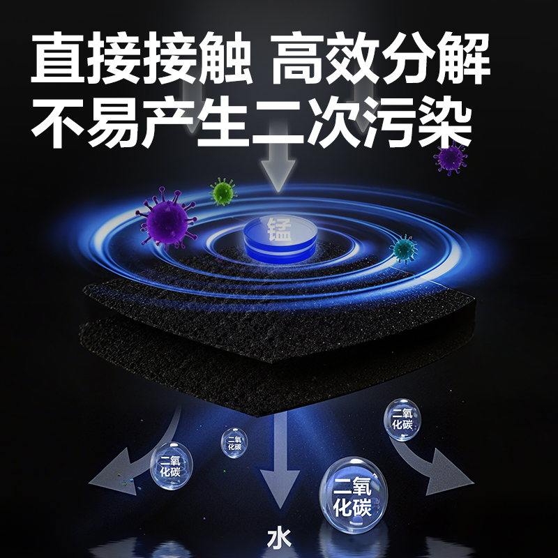 纵横LZ341活性锰除醛片10片(黑)(包)