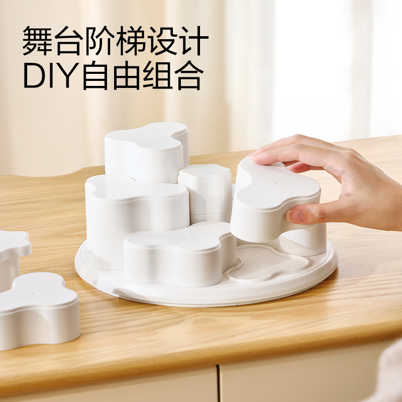 纵横XDM163多格盲盒收纳(白色)(盒)