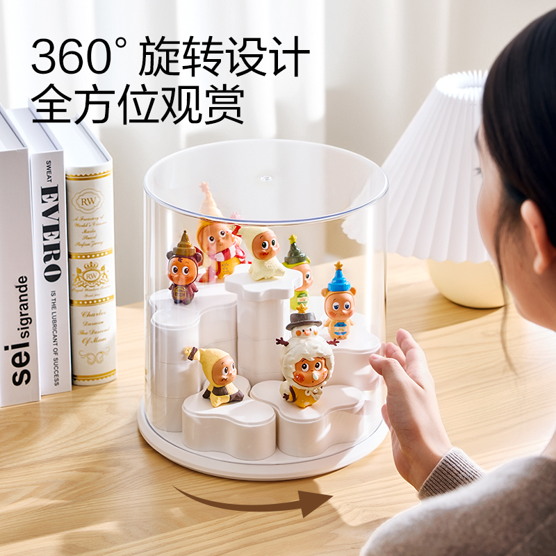 纵横XDM163多格盲盒收纳(白色)(盒)