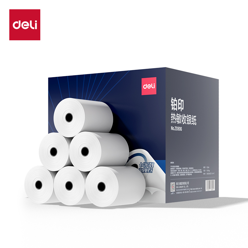 纵横ZS906铂印收银纸80*60型-40米(混)(120卷/箱)
