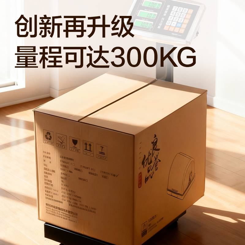 纵横TE923电子台秤300Kg/50g(黑色)(台)