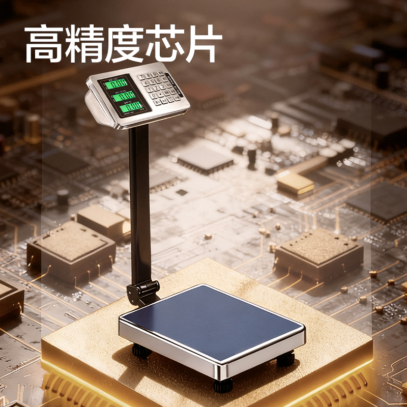 纵横TE921电子台秤150Kg/50g(黑色)(台)