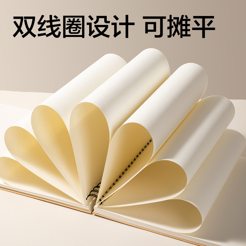 纵横HS615-A5素描本-A5-160g-60页(牛皮)(本)
