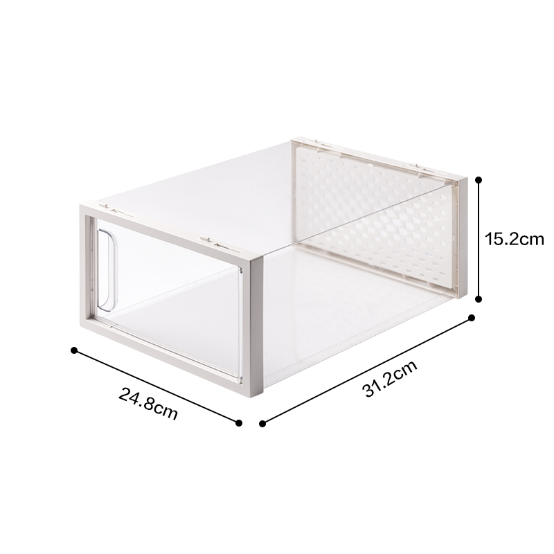 纵横XDM170透明鞋盒(4个装)(中号)(透明)(箱)
