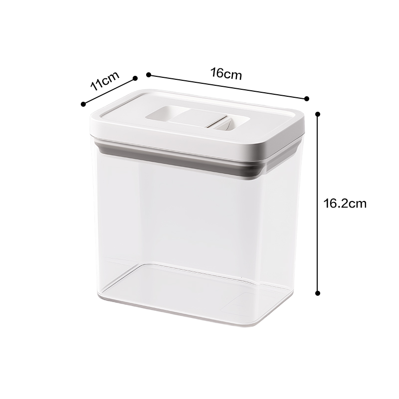 纵横XDM113按压密封盒(1.75L)(透明)(个)