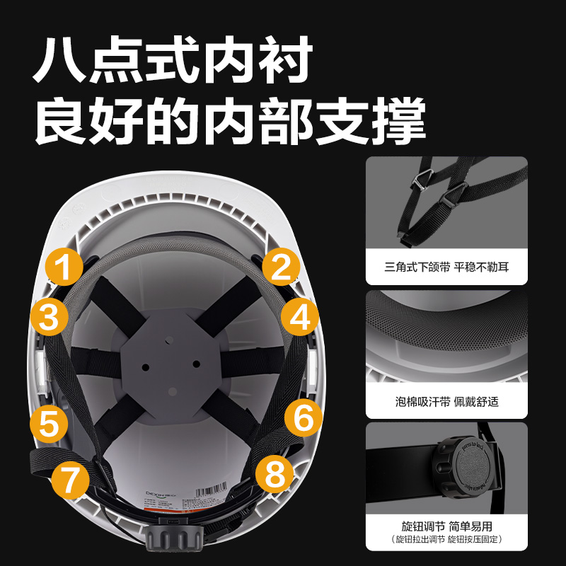 纵横得心LQ634安全帽(白)(个)