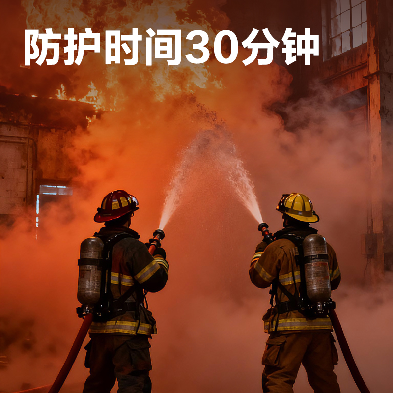 纵横得心LQ636过滤式消防自救呼吸器(银)(1具/盒)