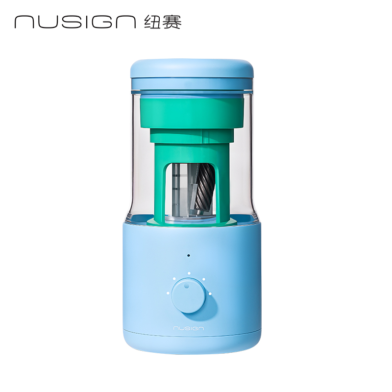 纽赛NS072-1BASS轻音全自动大孔径削笔机(晴空蓝)(个)