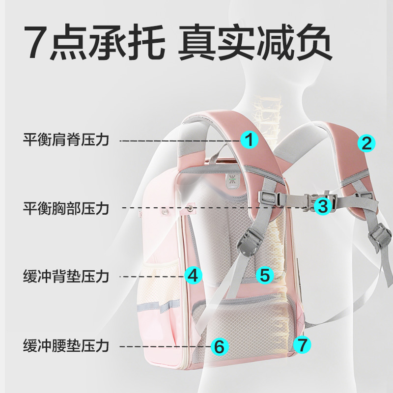 纵横BB223大前袋学院风书包(蓝)(个)