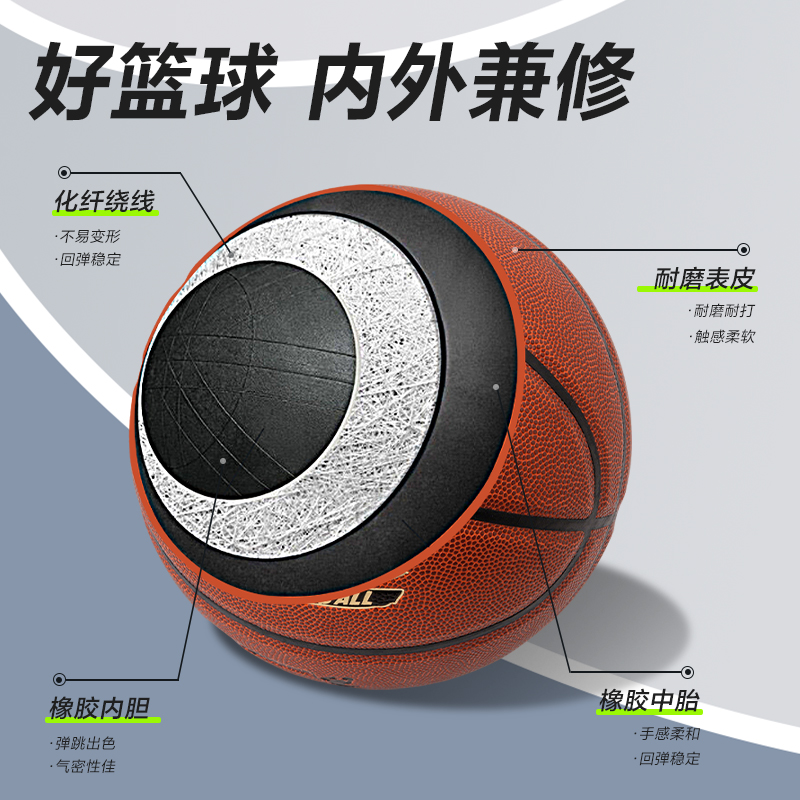 安格耐特FD146_7号PVC篮球(橙色)(个)