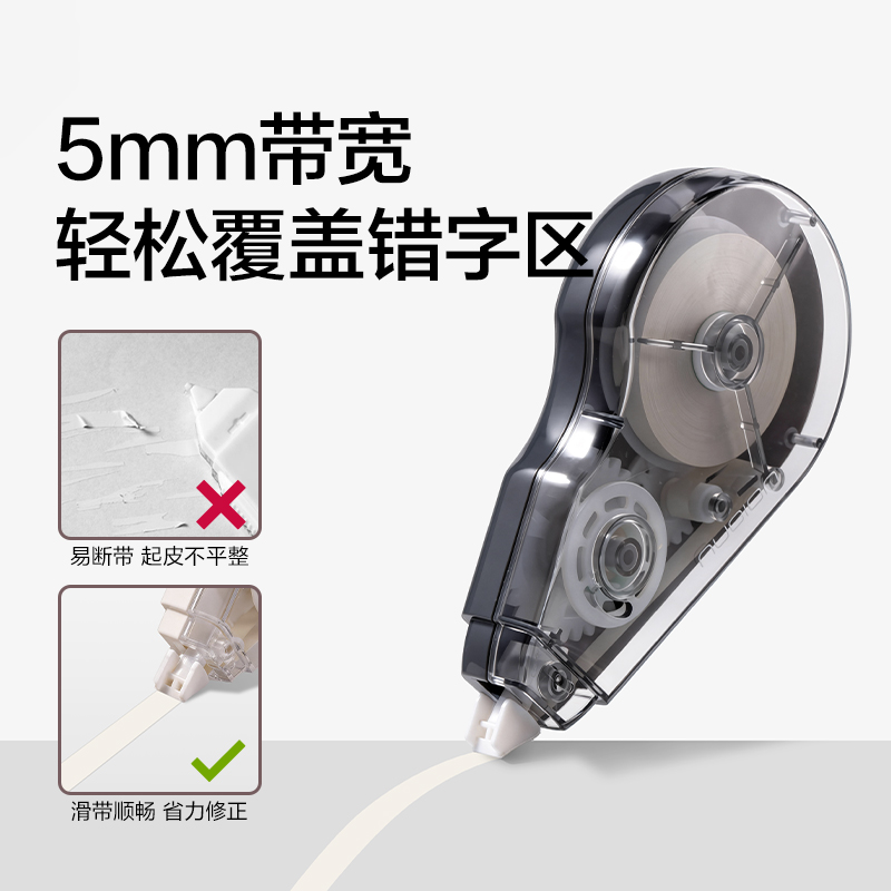 NS226-150DZ省力修正带套装5mm*30m*5(黑烟色)(套)