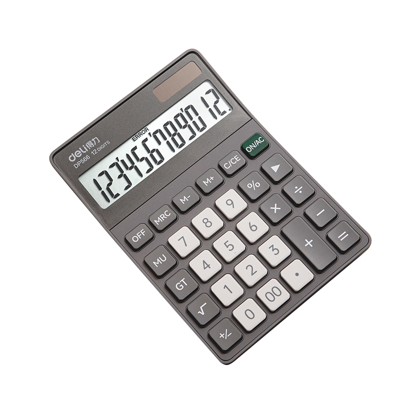 纵横DP566环保桌面计算器(深灰)(台)