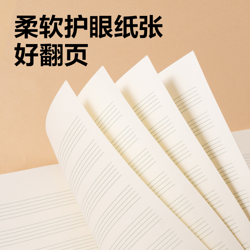 纵横BDW16-04无线装订本-16K 24张(五线谱)(本)