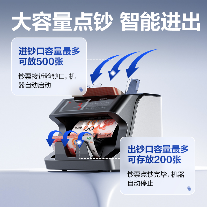 纵横9808点钞机(黑灰)(台)