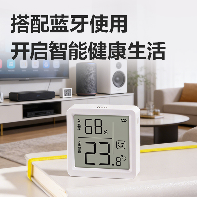 纵横LE523BT温湿度计-电子温湿度计(白)(台)