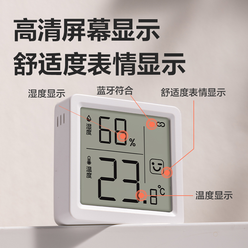 纵横LE523BT温湿度计-电子温湿度计(白)(台)