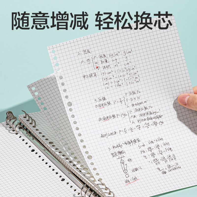纵横NB540-2活页替芯(方格)(本)