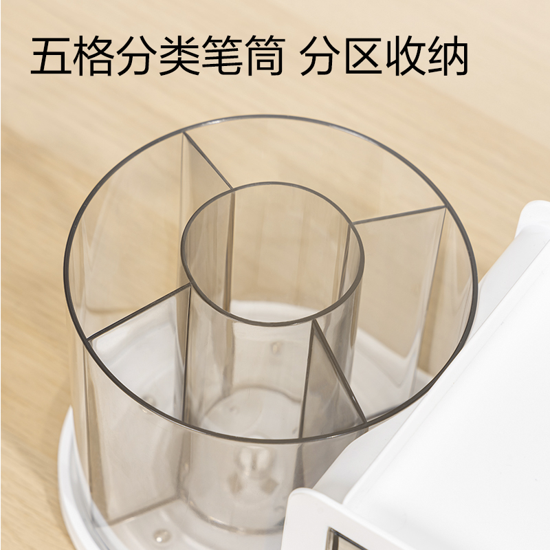 纵横PK302旋转笔筒(白)(个)