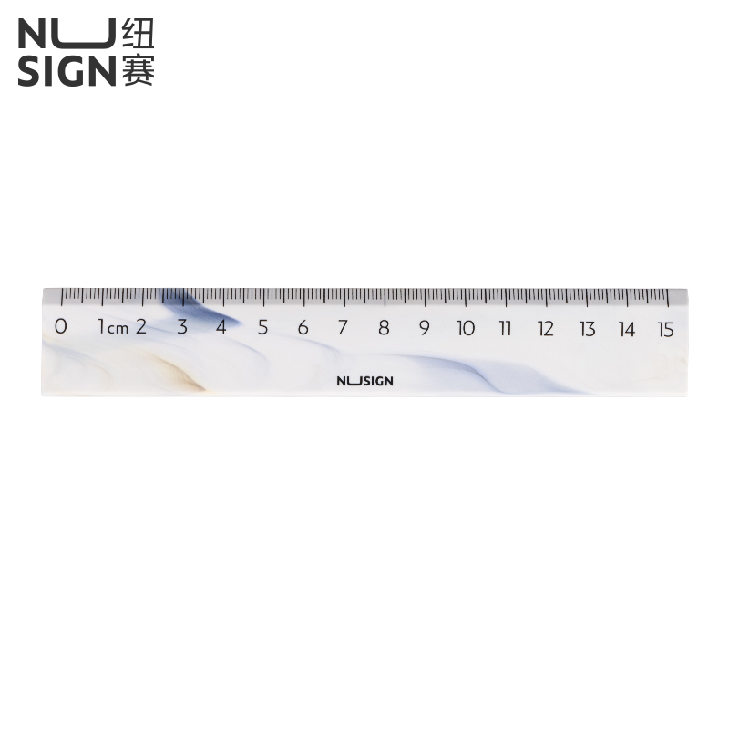 纽赛NS096C直尺15cm(流体白)(把)