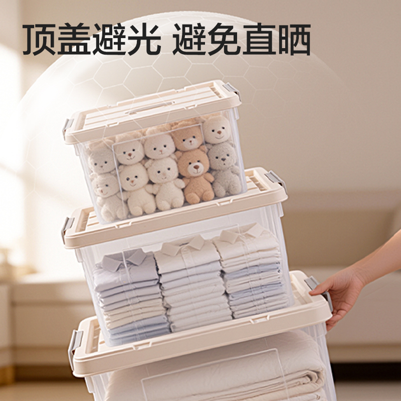纵横XDM172收纳箱(10L)(透明)(个)