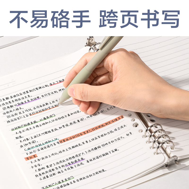 纵横HA5-13活页本PP壳(绿)(PP壳+夹具)