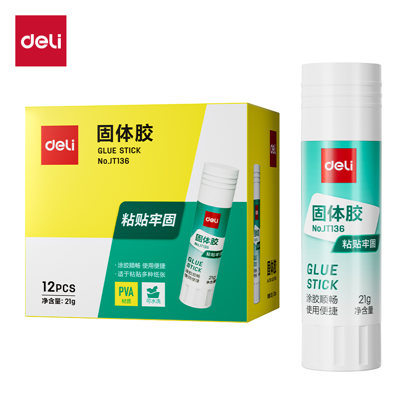 纵横JT136固体胶PVA(白)(21g/支)