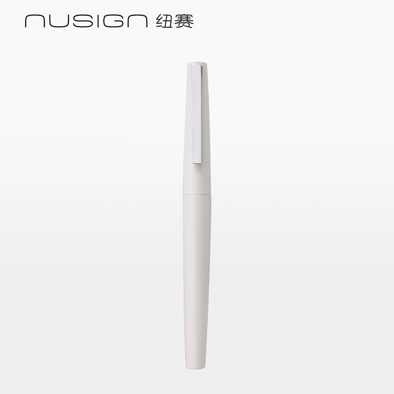 纽赛NS810速干拔帽纽赛中性笔0.5mm子弹头(白色笔杆)(黑)